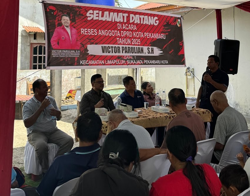 Viktor Parulian Situmeang Serap Aspirasi Warga Saat Reses DPRD Pekanbaru Tahun 2025